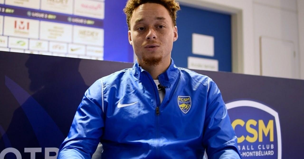Maxime Do Couto se livre avant la réception du Nîmes Olympique