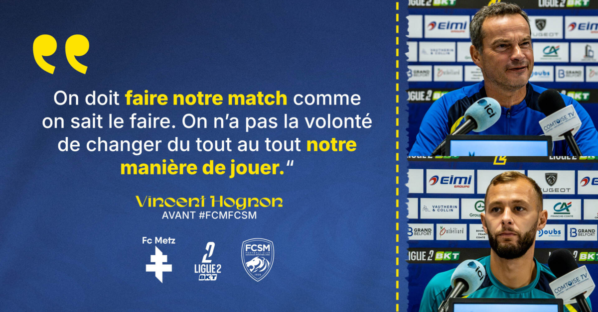 FC Metz-FCSM: The press conference